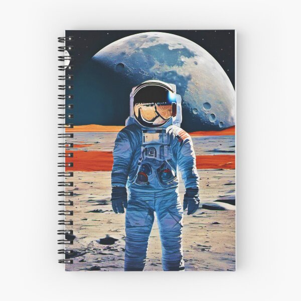 Item preview, Spacewalker on Moon: Astronaut Artwork designed and sold by Health And Fitness Posts e-Store.