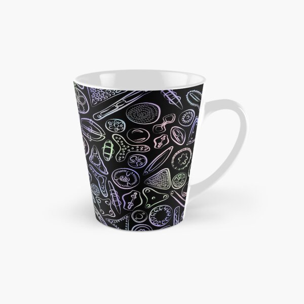 Item preview, Diatoms in Pastels on Black designed and sold by Squilla Design Studio.