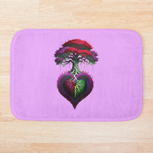 Item preview, Corazón espinoso y raíces de árboles retorcidas Rojos y morados designed and sold by Rogue Wizard.