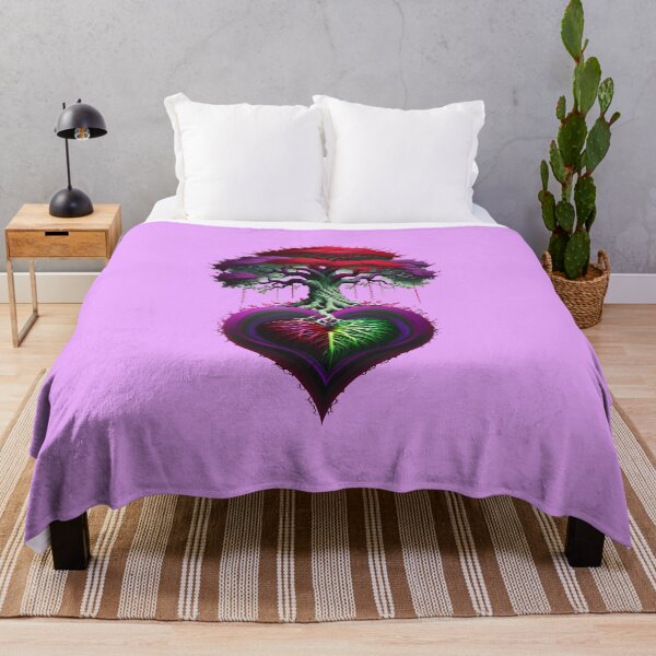 Item preview, Thorny Heart & Twisted Tree Roots Reds & Purples designed and sold by Rogue Wizard.
