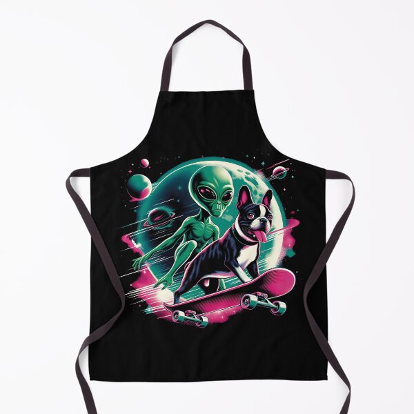 Item preview, Space skateboard Alien T-shirt designed and sold by PrintyArts.