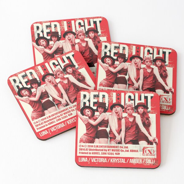 Item preview, f(x) Red Light Album Cover designed and sold by helloharu.