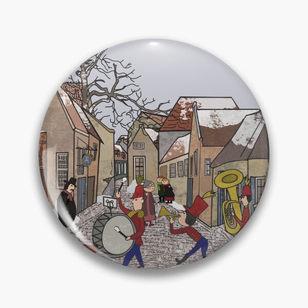 Item preview, Music in a snowy town designed and sold by ByCornelia.