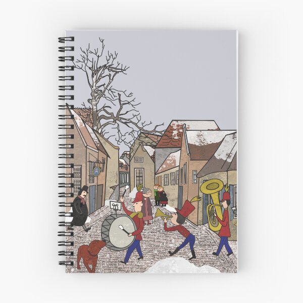 Item preview, Music in a snowy town designed and sold by ByCornelia.