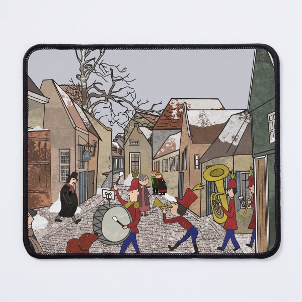 Item preview, Music in a snowy town designed and sold by ByCornelia.