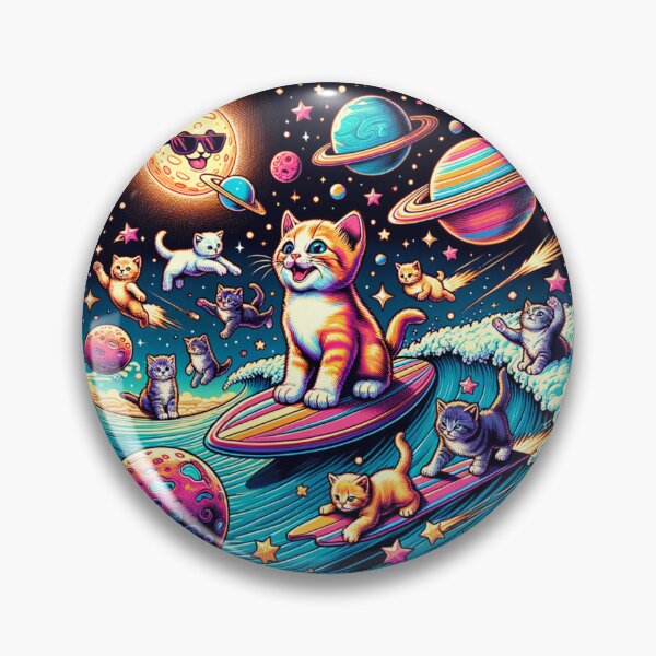 Item preview, Playful Kittens Engaging in Various Cosmic Activities designed and sold by Philip-p22.