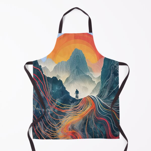 Item preview, Journey Beyond: Surrealist Mountains & Bike Collection designed and sold by ThePurpleMelon.