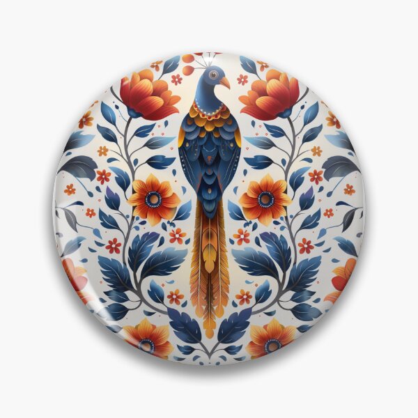 Item preview, Pakistani Floral Art Design - Peacock Design designed and sold by Desiaiartpk.