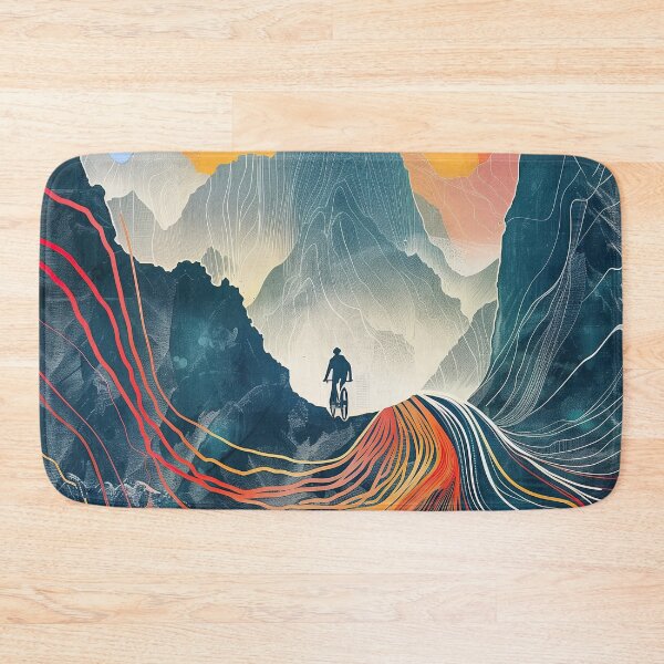 Item preview, Journey Beyond: Surrealist Mountains & Bike Collection designed and sold by ThePurpleMelon.