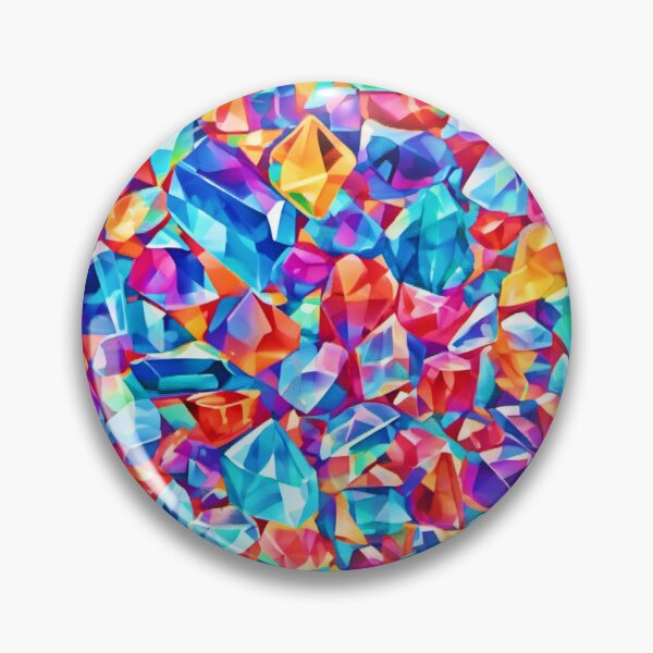 Item preview, Gleaming Crystal Rainbow: Vivid Shard Art designed and sold by Health And Fitness Posts e-Store.