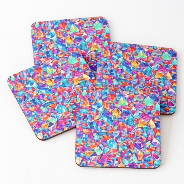 Item preview, Gleaming Crystal Rainbow: Vivid Shard Art designed and sold by Health And Fitness Posts e-Store.