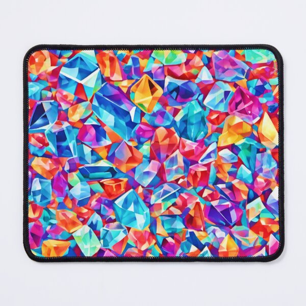Item preview, Gleaming Crystal Rainbow: Vivid Shard Art designed and sold by Health And Fitness Posts e-Store.