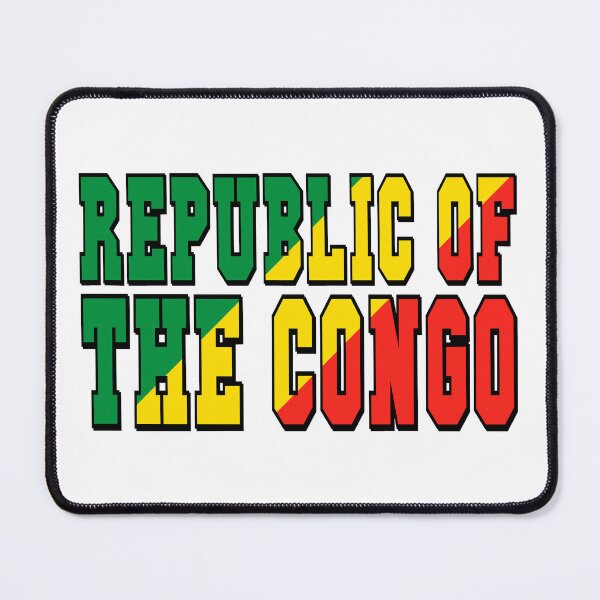 Item preview, Democratic Republic of the Congo Country Flag Typography designed and sold by TravelWish.