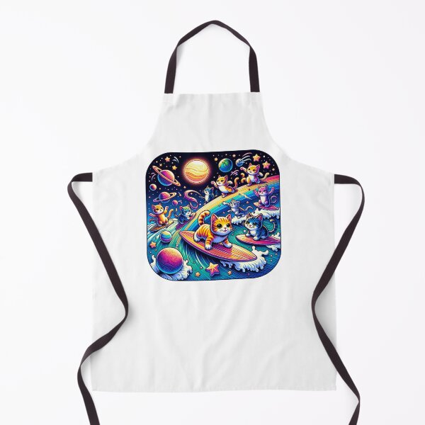 Item preview, Kittens Surfing in Space designed and sold by Philip-p22.