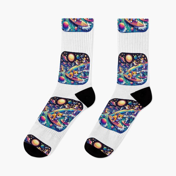 Item preview, Kittens Surfing in Space designed and sold by Philip-p22.