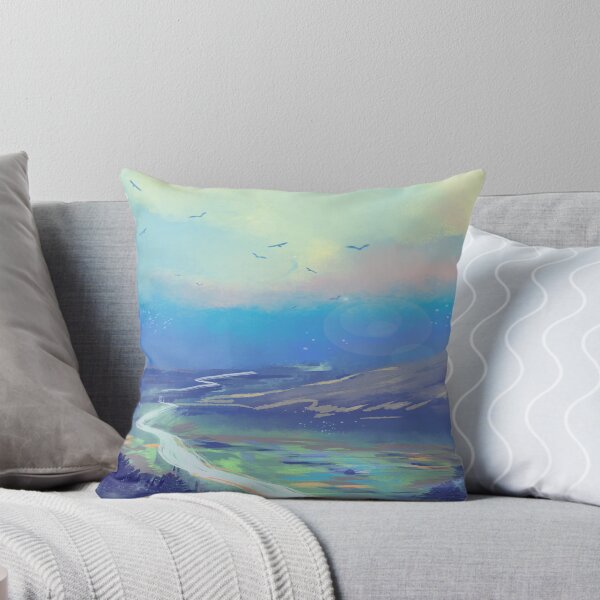 Item preview, Blue sky white clouds forest designed and sold by ShopMaxiDesigns.