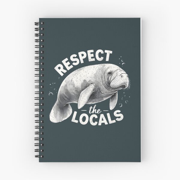 Item preview, Manatee Respect The Locals Cute  designed and sold by HowToCanadian.
