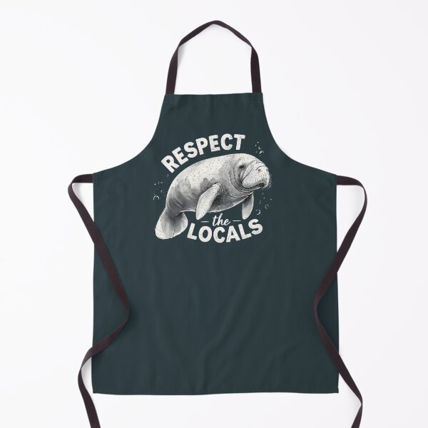 Item preview, Manatee Respect The Locals Cute designed and sold by HowToCanadian.