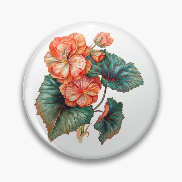 Item preview, Orange Begonia in Bloom designed and sold by Artcurrents.