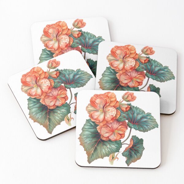 Item preview, Orange Begonia in Bloom designed and sold by Artcurrents.