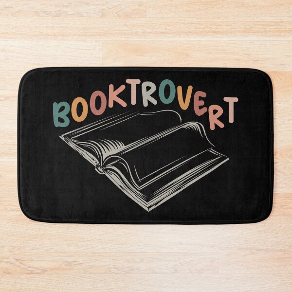 Item preview, booktrovert book love reading symbol retro vintage reader books designed and sold by AndreMi.