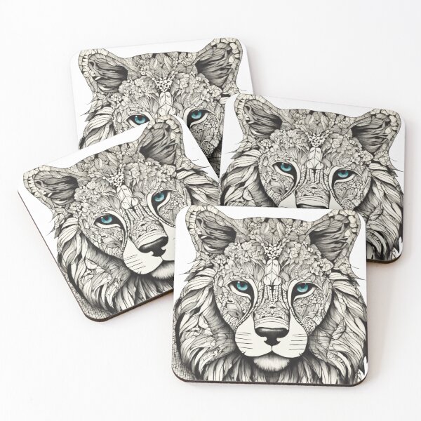 Item preview, lion blue eyes designed and sold by UZRWRLD .