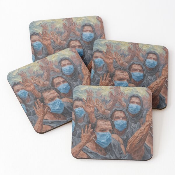 Item preview, Mask requirement and solidarity: The role of face masks in the corona pandemic designed and sold by Wendy West.