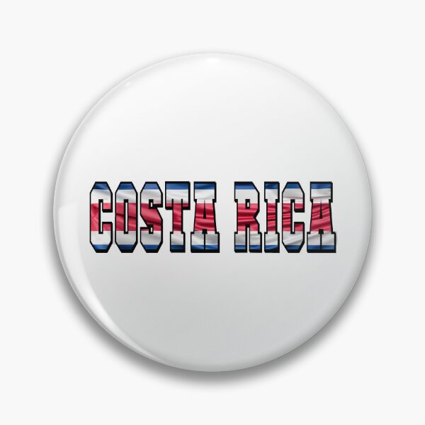 Item preview, Costa Rica Country Flag Typography designed and sold by TravelWish.