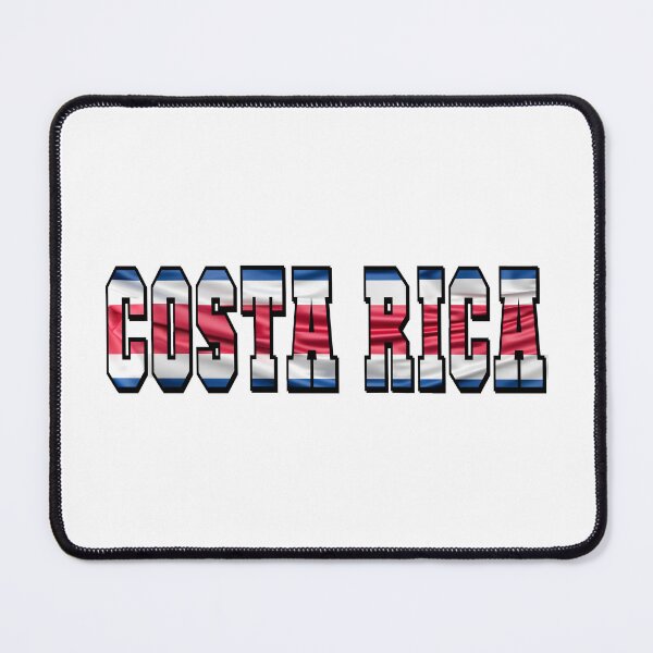 Item preview, Costa Rica Country Flag Typography designed and sold by TravelWish.