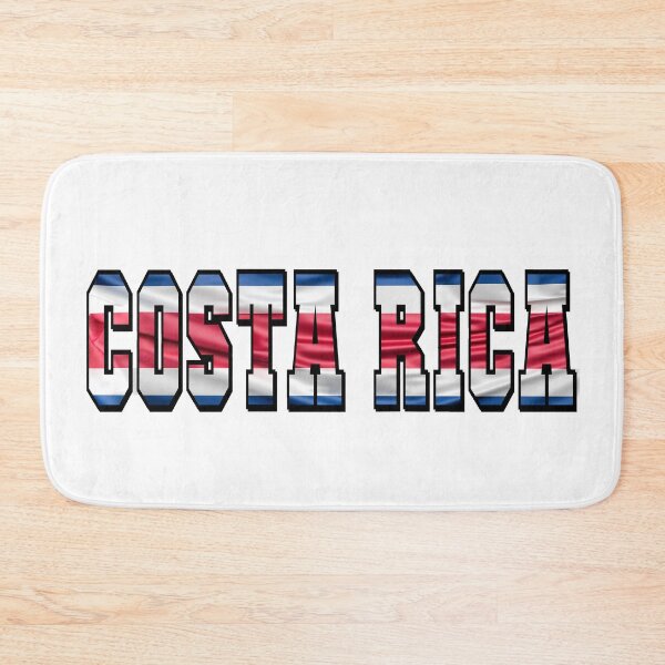 Item preview, Costa Rica Country Flag Typography designed and sold by TravelWish.