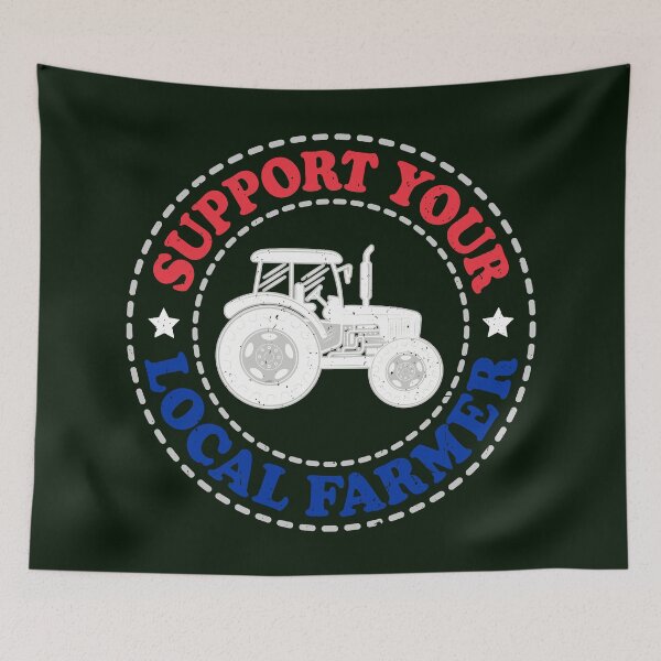 Item preview, Support Your Local Farmer, NL, Netherlands, Amsterdam designed and sold by Cerulean-Shop.