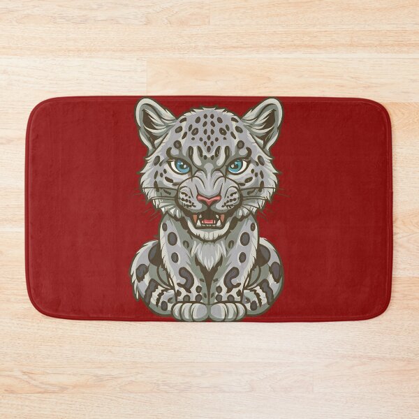 Item preview, Wild Angry Snow Leopard designed and sold by Irbisinthebox.