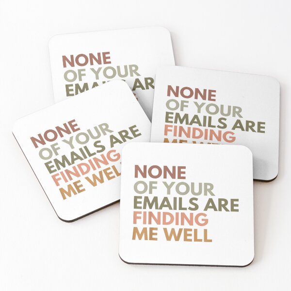 Item preview, Vintage None Of Your Emails Are Finding Me Well Funny Saying designed and sold by rewingjadeArt.