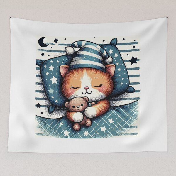 Item preview, Sleeping cat designed and sold by FrancelaSegura.