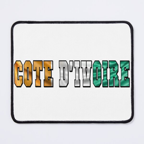Item preview, Côte d’Ivoire Country Flag Typography designed and sold by TravelWish.