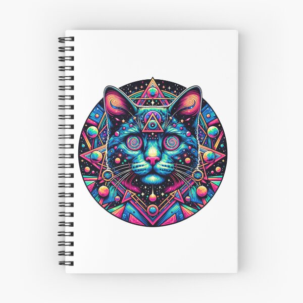 Item preview, Cosmic Cat with Swirling Galaxies in its Eyes designed and sold by Philip-p22.