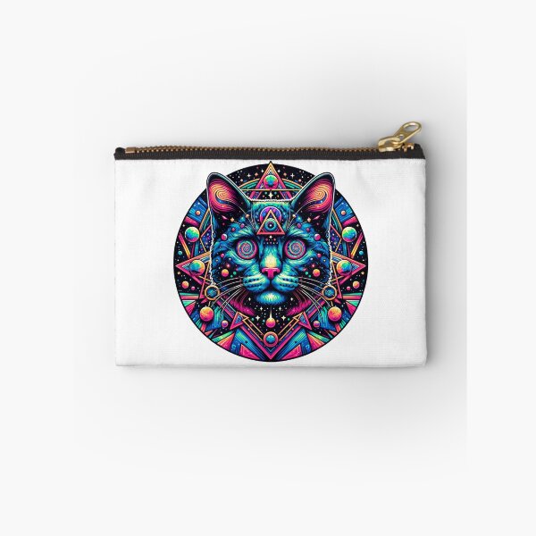 Item preview, Cosmic Cat with Swirling Galaxies in its Eyes designed and sold by Philip-p22.