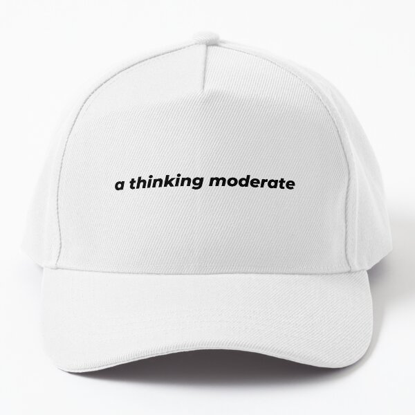 Item preview, a thinking moderate in black, italicized, no caps designed and sold by Be-The-Purple.