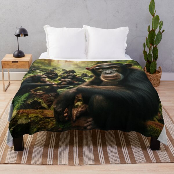 Item preview, Primate Ponder - The Thoughtful Gaze of a Wise Chimpanzee designed and sold by ProgressMagnet.