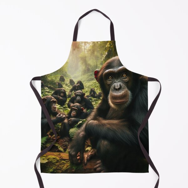 Item preview, Primate Ponder - The Thoughtful Gaze of a Wise Chimpanzee designed and sold by ProgressMagnet.