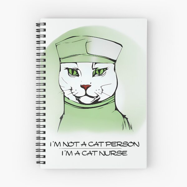 Item preview, I'm Not a Cat Person, I'm a Cat Nurse designed and sold by @ndrys.
