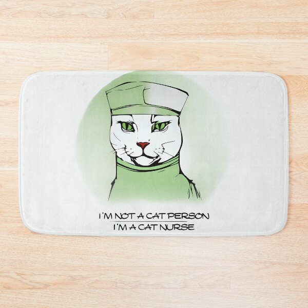 Item preview, I'm Not a Cat Person, I'm a Cat Nurse designed and sold by @ndrys.