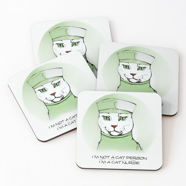 Item preview, I'm Not a Cat Person, I'm a Cat Nurse designed and sold by @ndrys.