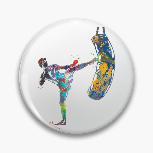 Item preview,  Kickbox Male Martial Artist  designed and sold by Rosaliartbook.