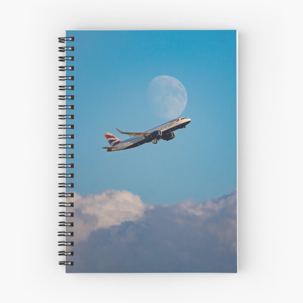 Item preview, Plane flying through the moon designed and sold by GoizaneHM.