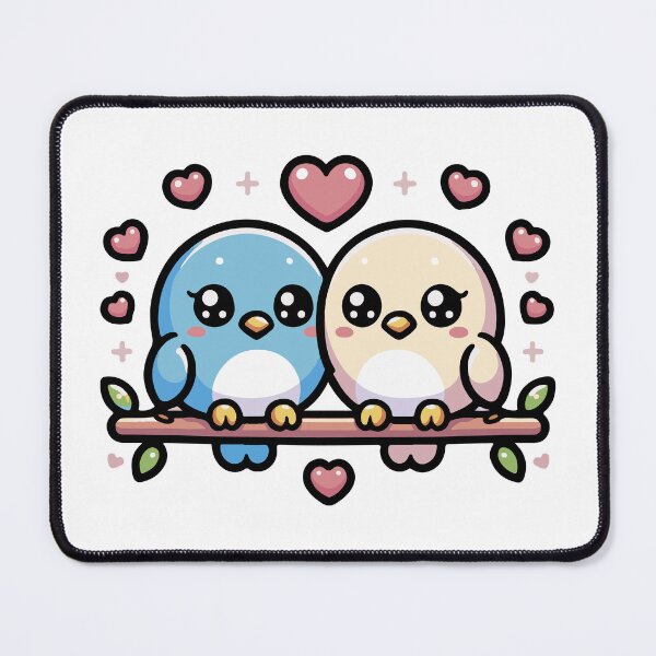 Item preview, Cute Love Bird Heart Valentin Day designed and sold by Karma Design.
