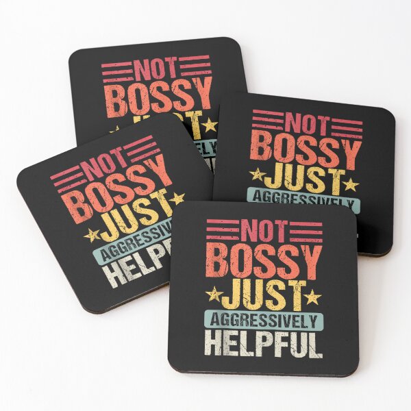 Item preview, Vintage Not Bossy Just Aggressively Helpful Funny Saying designed and sold by rewingjadeArt.