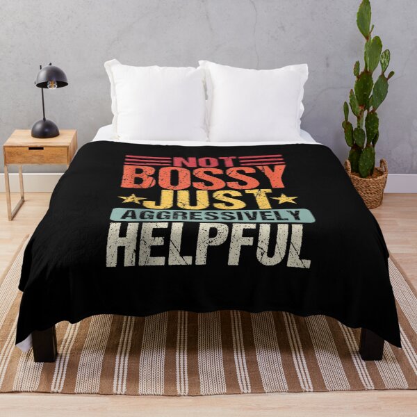 Item preview, Vintage Not Bossy Just Aggressively Helpful Funny Saying designed and sold by rewingjadeArt.