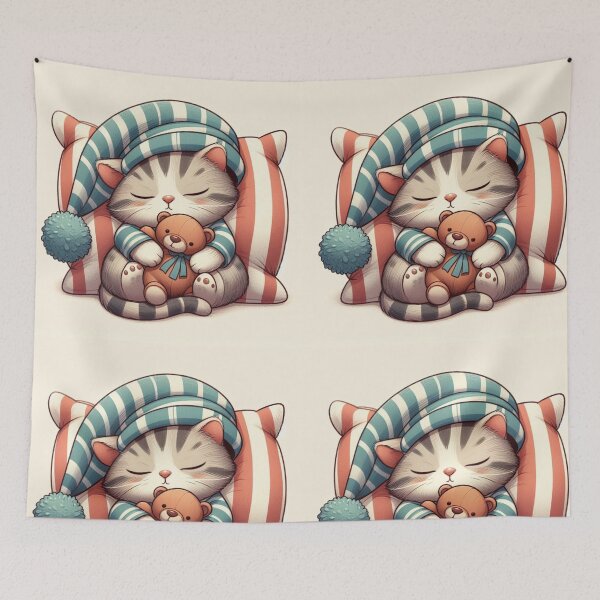 Item preview, Sleepy kitten designed and sold by FrancelaSegura.