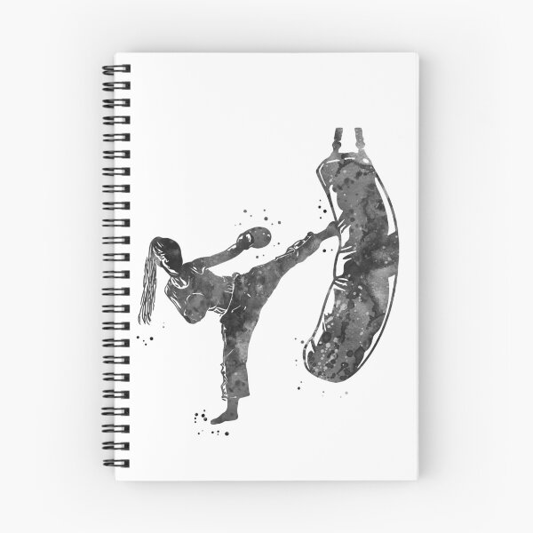Item preview, Kickbox Female Martial Artist  designed and sold by Rosaliartbook.